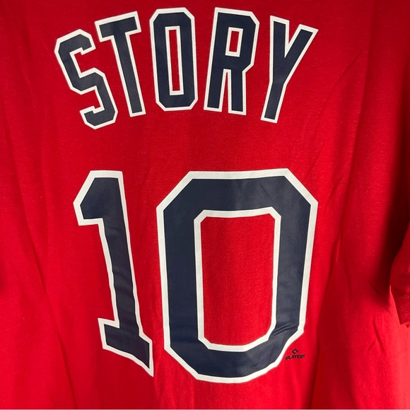 Nike Boston Red Sox’s Men’s Large Red Trevor Story #10 Short Sleeve T-Shirt NWT - Picture 4 of 8
